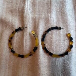 American Eagle Outfitters Tortoise Hoop Earrings